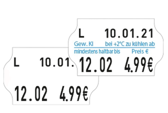 Meto price label