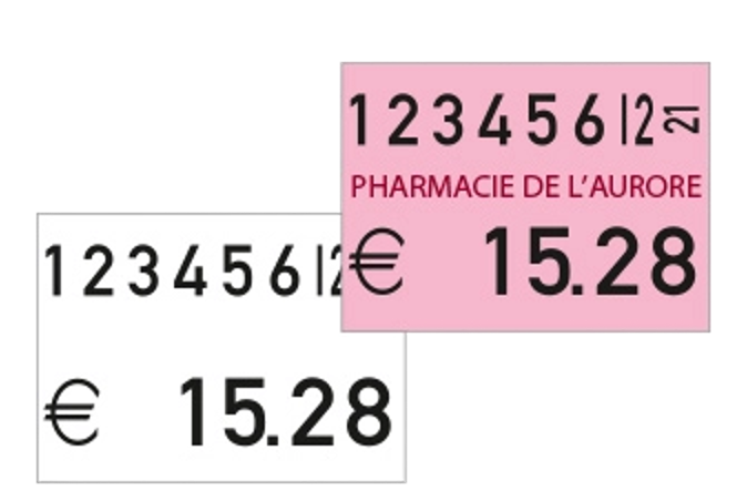 Meto pharmacy price label